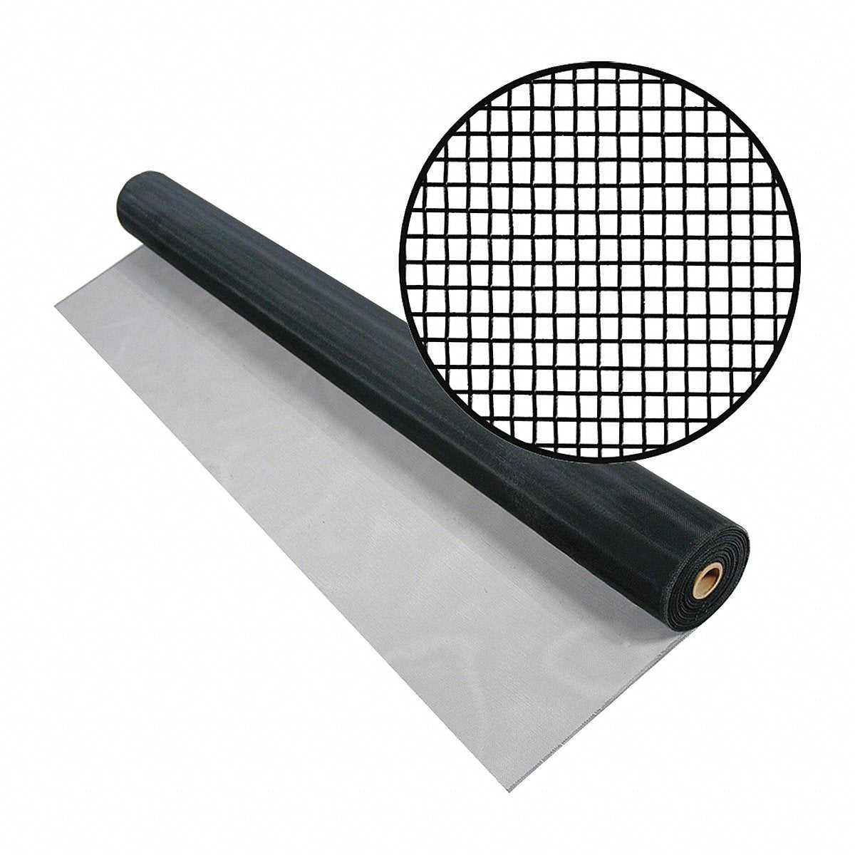 Phifer Screen, Roll, 50 Ft L, 4 Ft W, Black, 50 FT (3001258)