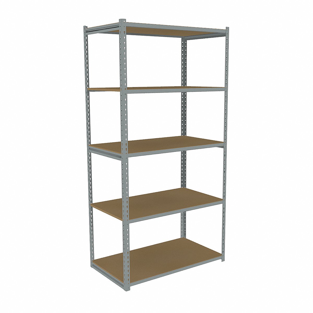 Tennsco Boltless Shelving 24 x 84 x 48 in Strtr (ZAH7-4824S-5D)