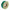 Floor Tape Green 2 in x 2 in Circle (35TA46) - Pack of 12
