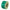 Floor Tape Green 3 in x 2 in Circle (MC3GN) - Pack of 12