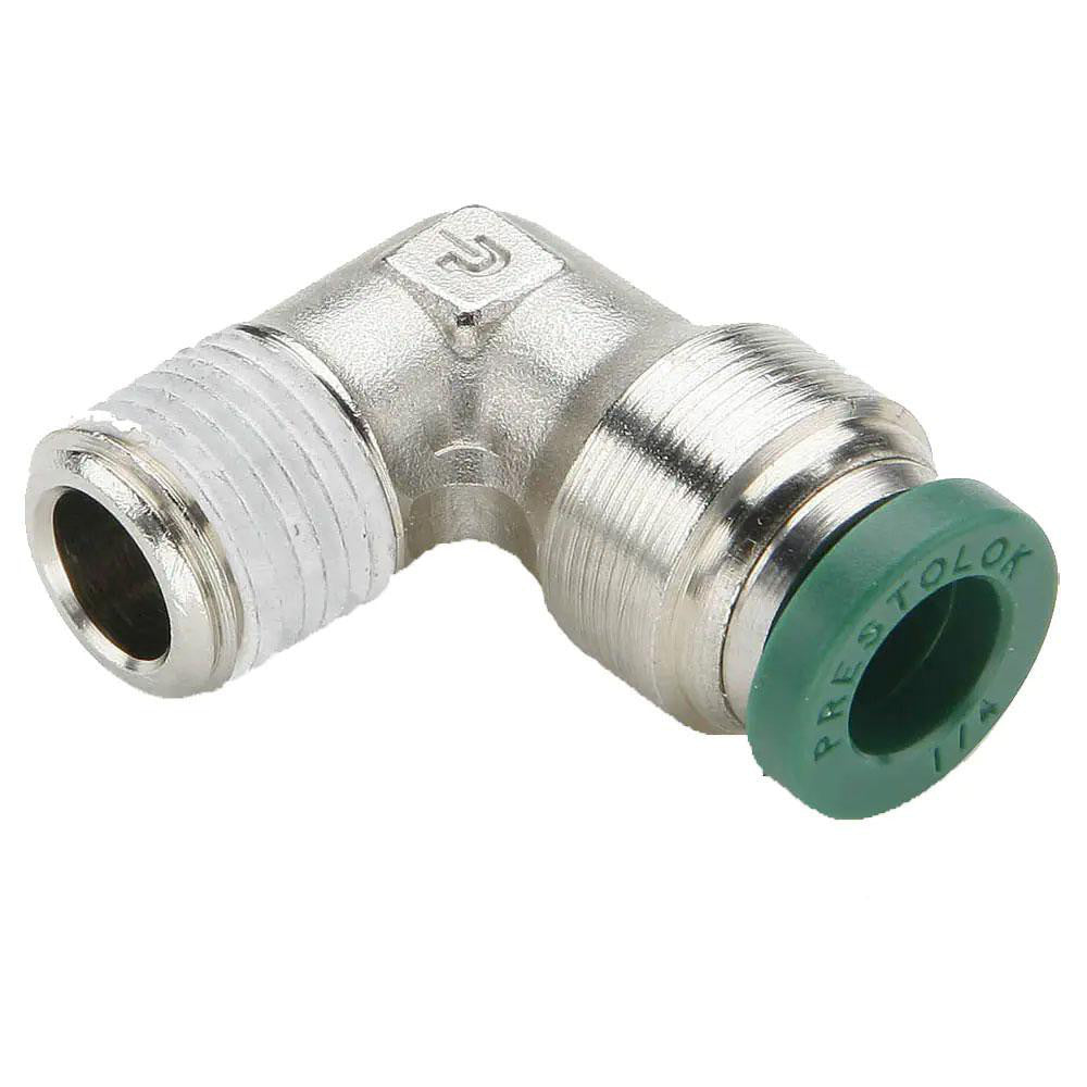 Parker W169PLPNS-5-4 Push-to-Connect x Male NPTF 90 deg Male Elbow: 1/4 NPTF, 5/16" Tube OD