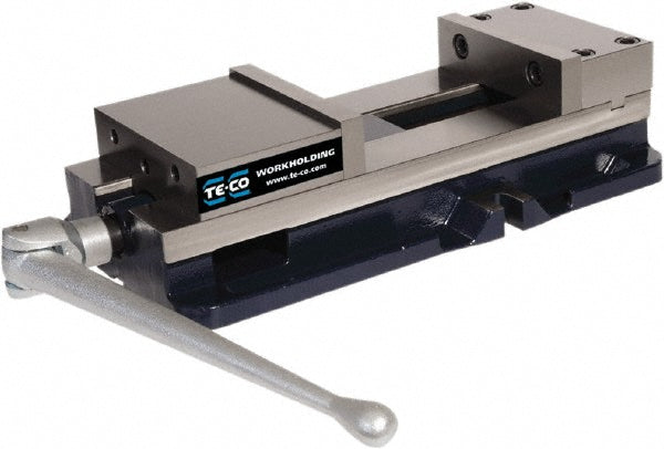 TE-CO PWS-8110 Machine Vise: Single-Station, 8.00" Jaw Width, 11" Jaw Opening, Stationary Base