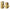 Schlage Residential Push Button Lockset Knob Antique Brass (FE595 CAM609GEO)