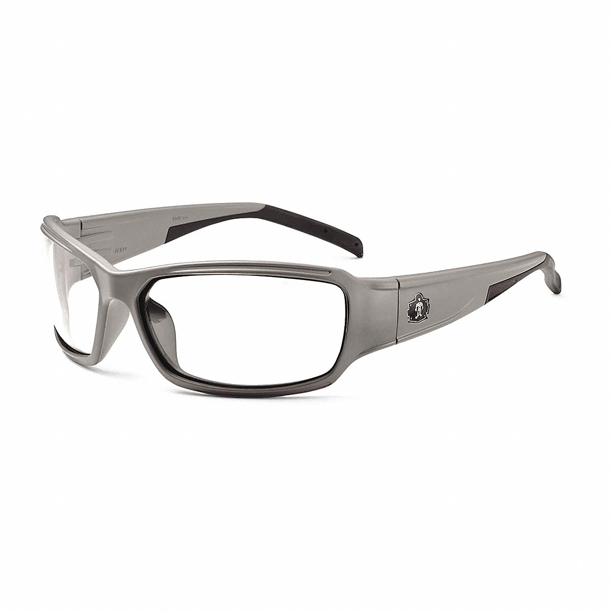 Skullerz By Ergodyne Safety Glasses Traditional Design (THOR) - (Clean Lens/Gray Frame)