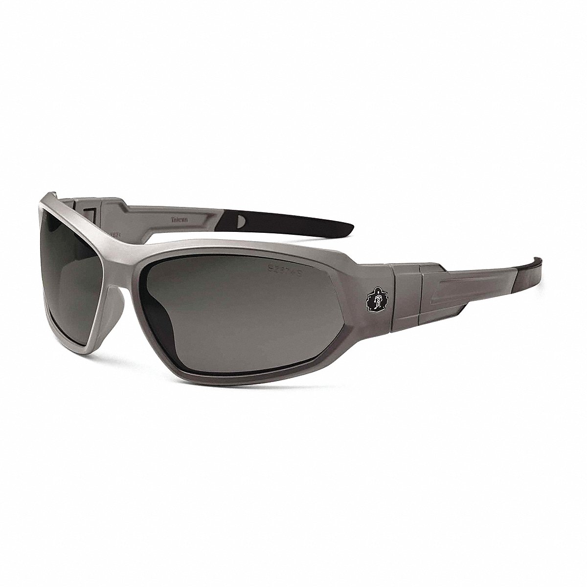 Skullerz By Ergodyne Safety Glasses Traditional Design (LOKI-AF) - (Gray Lens/Gray Frame)