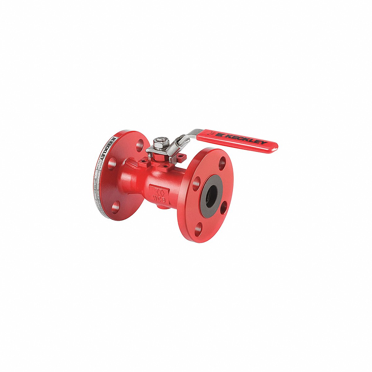 Keckley Manual 2-Way Ball Valve Flange CS (BVF1RF4RCSRGSL-050)