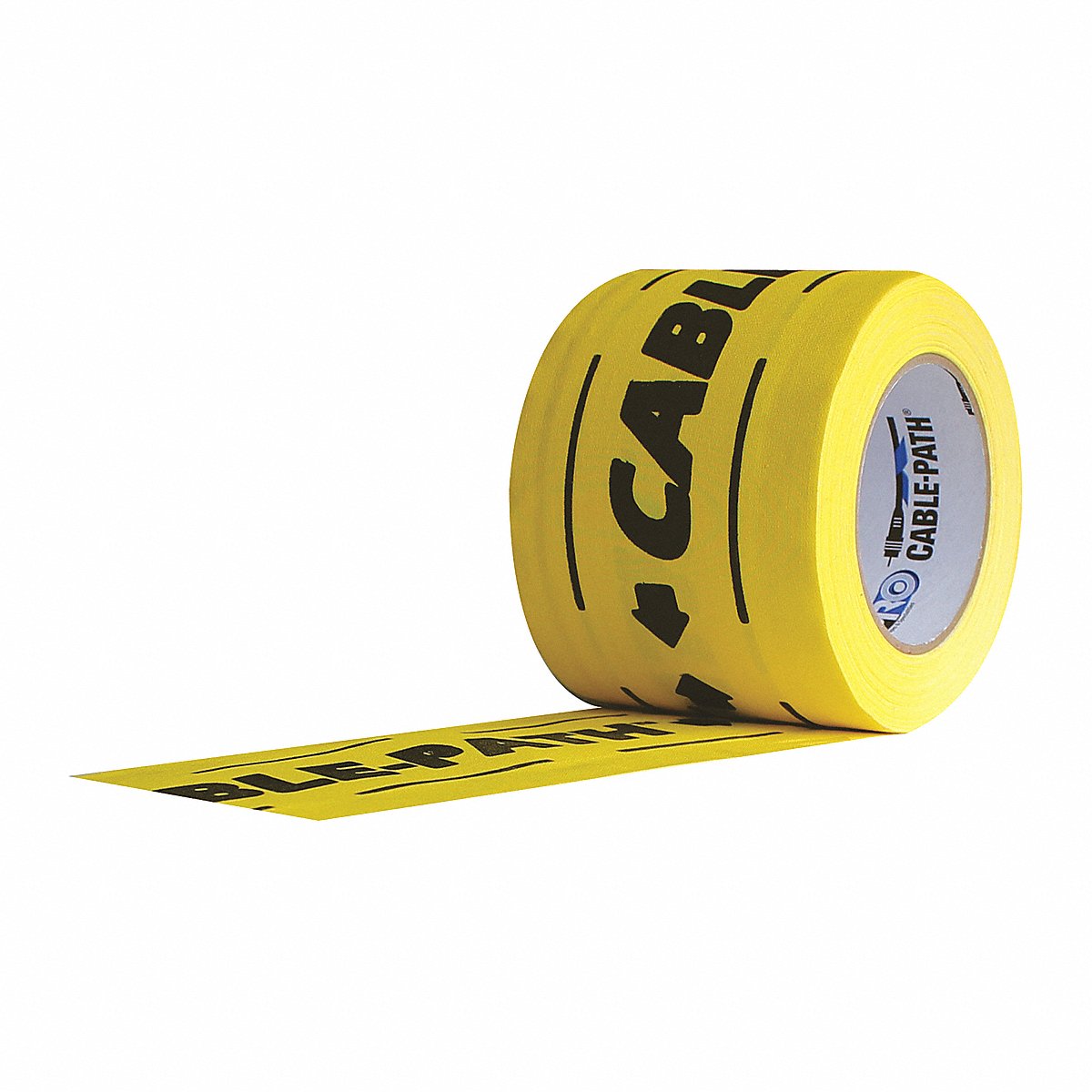 Protapes Gaffer sTape Black/Yellow 30 ydL 4 inW (Cable Path)