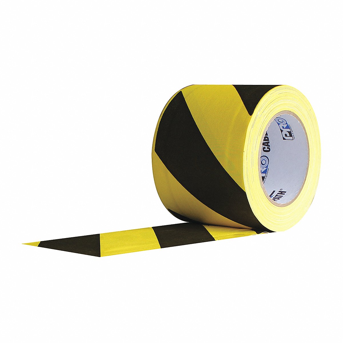 Protapes Black/Yellow Gaffer’s Tape – 6 in x 30 yd, 11 mil Thick, Uncoated Cotton Cloth (Cable Path)