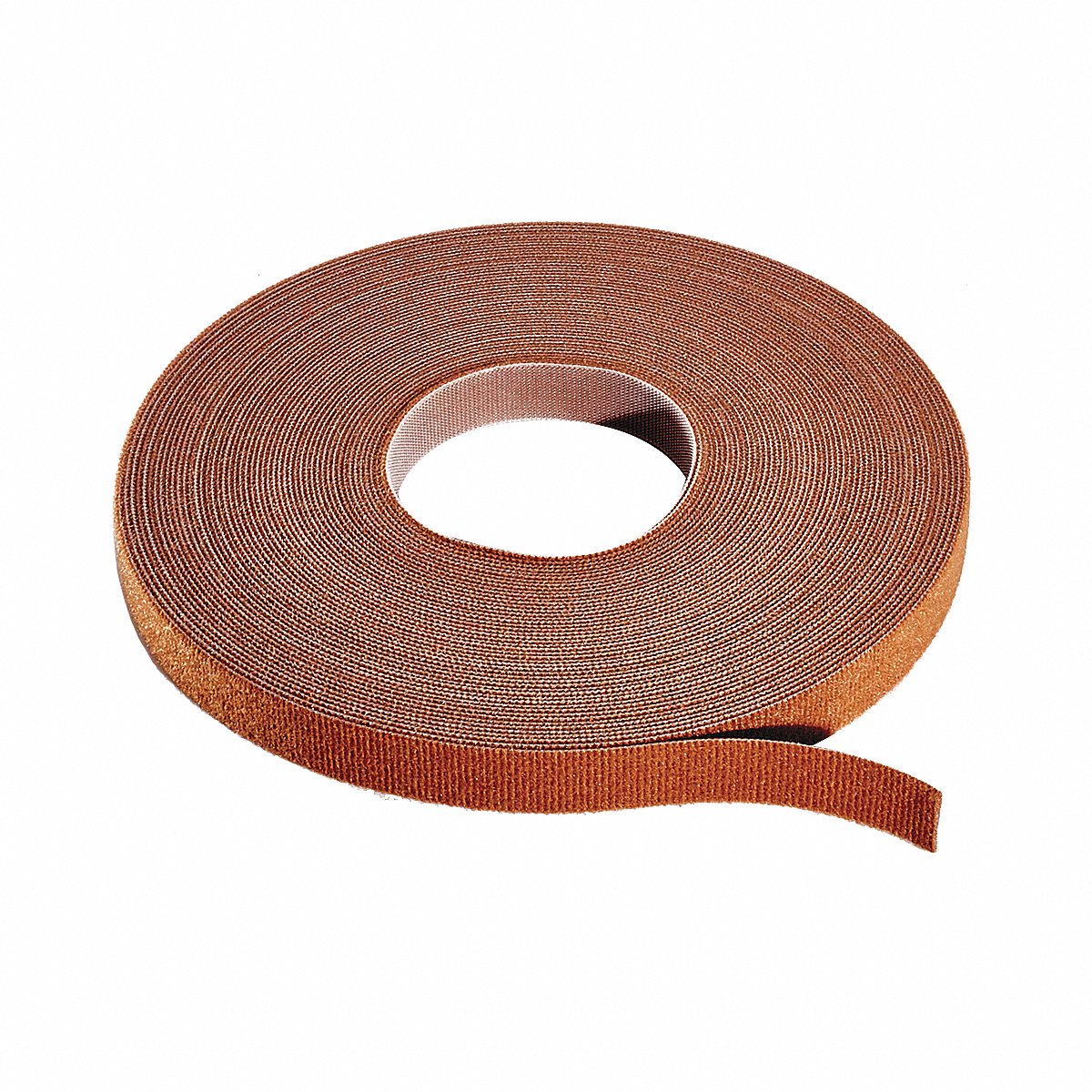 Rip-tie Hook-and-Loop Cable Tie Roll 15 ft Brown (W-15-MRL-BN)