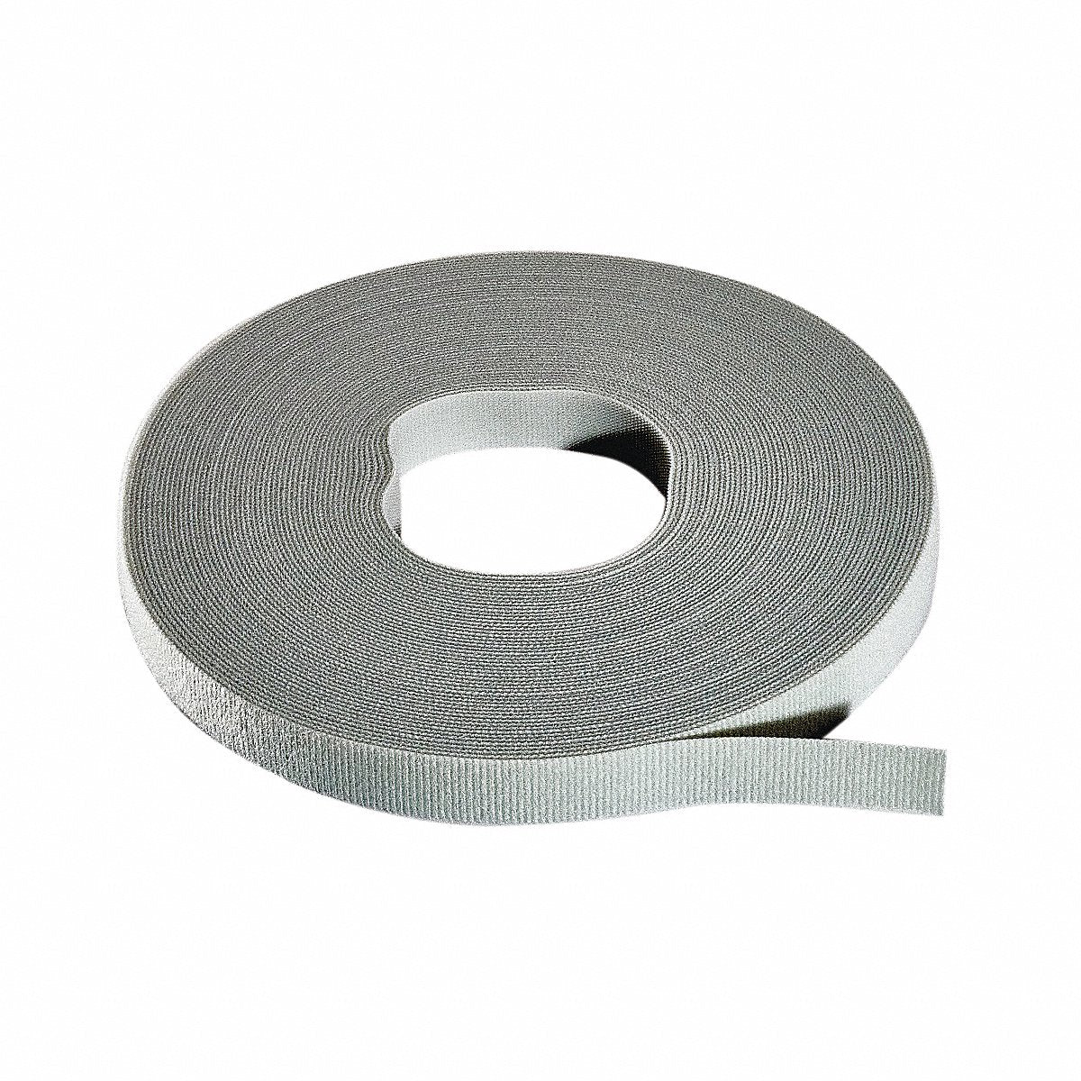 Rip-tie Hook-and-Loop Cable Tie Roll 75 ft Gray (W-75-QRL-GY)