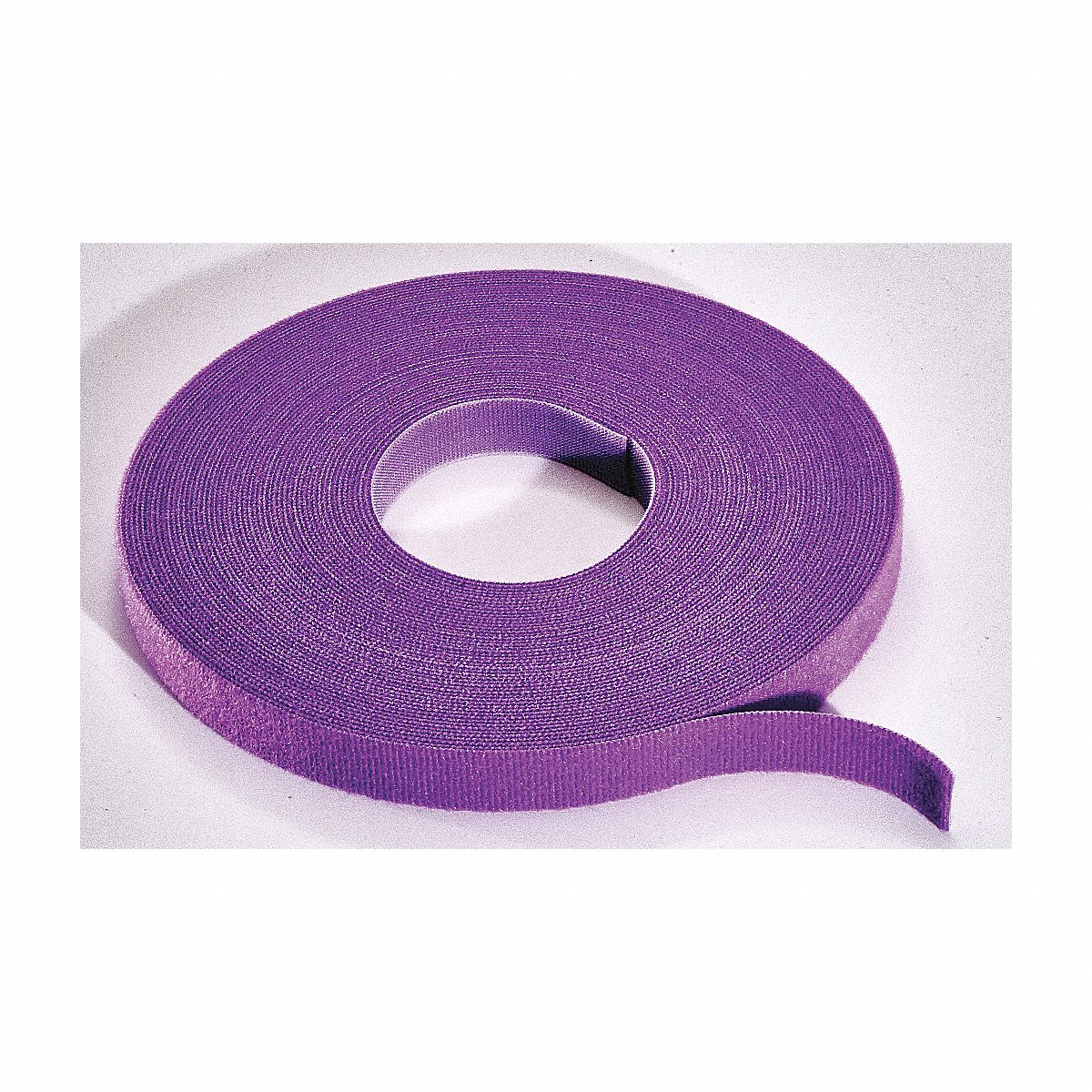 Rip-tie Hook-and-Loop Tie Roll 75 ft Violet (W-75-HRL-V)