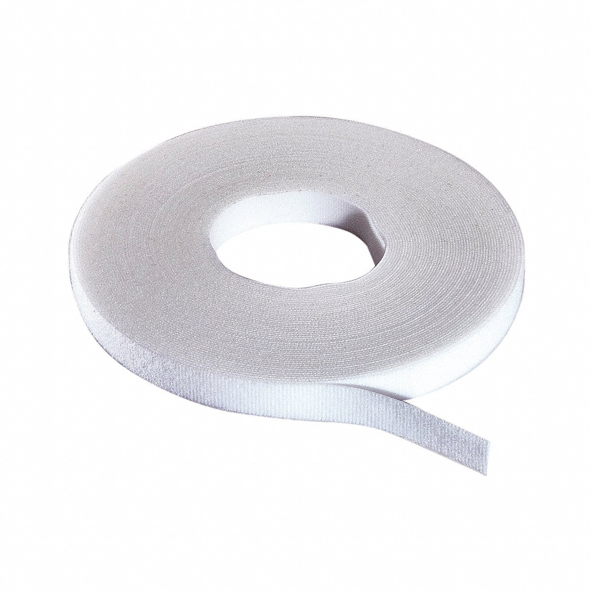 Rip-tie Hook-and-Loop Cable Tie Roll 75 ft White (W-75-QRL-W)