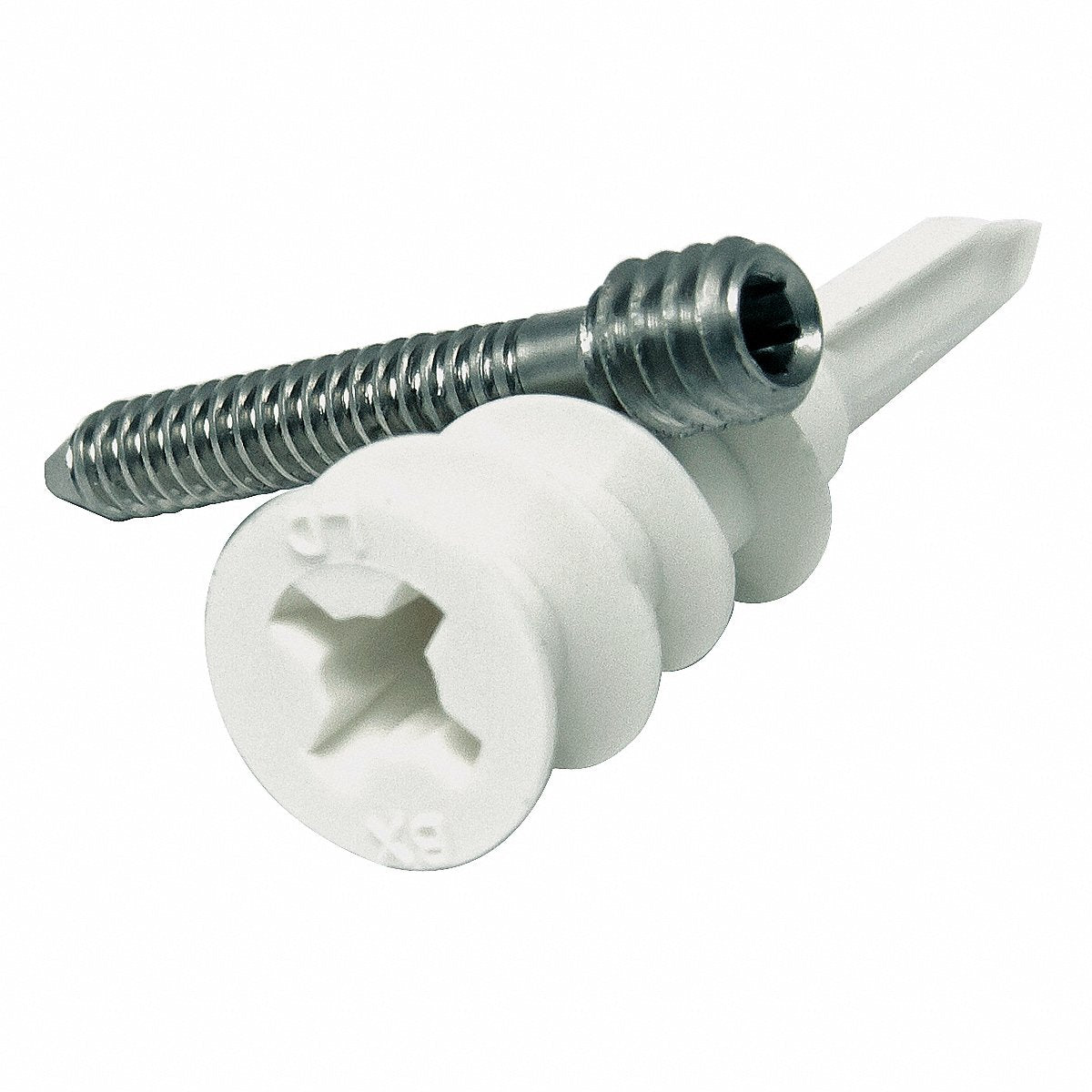 Accurate MFG Products Group Wall Anchor Kit Stainless Steel 1 5/8 in L (ZA0526-KIT)