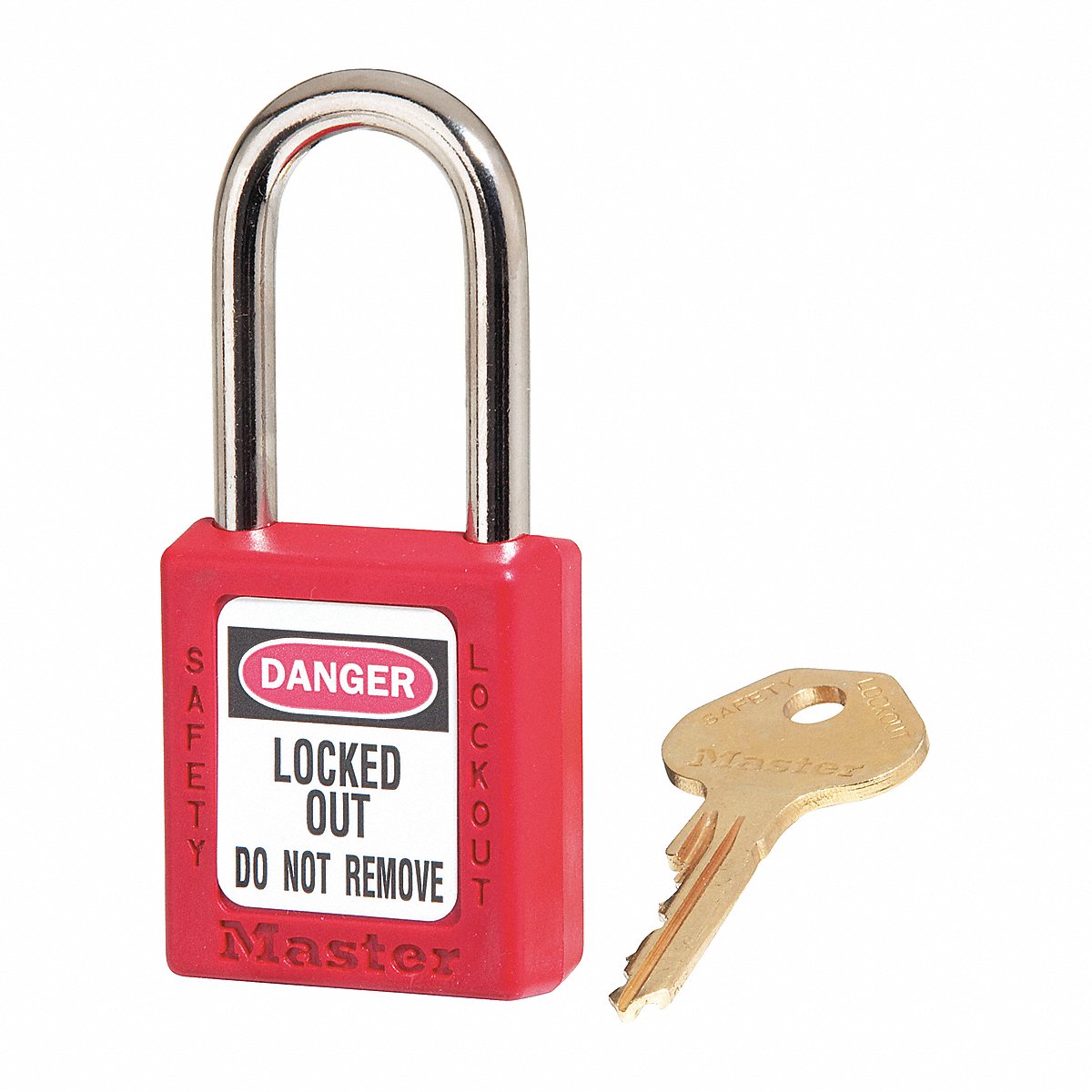 Master Lock K 7449 Lockout Padlock KD Red 1-3/4 H PK6 (410S6RED)