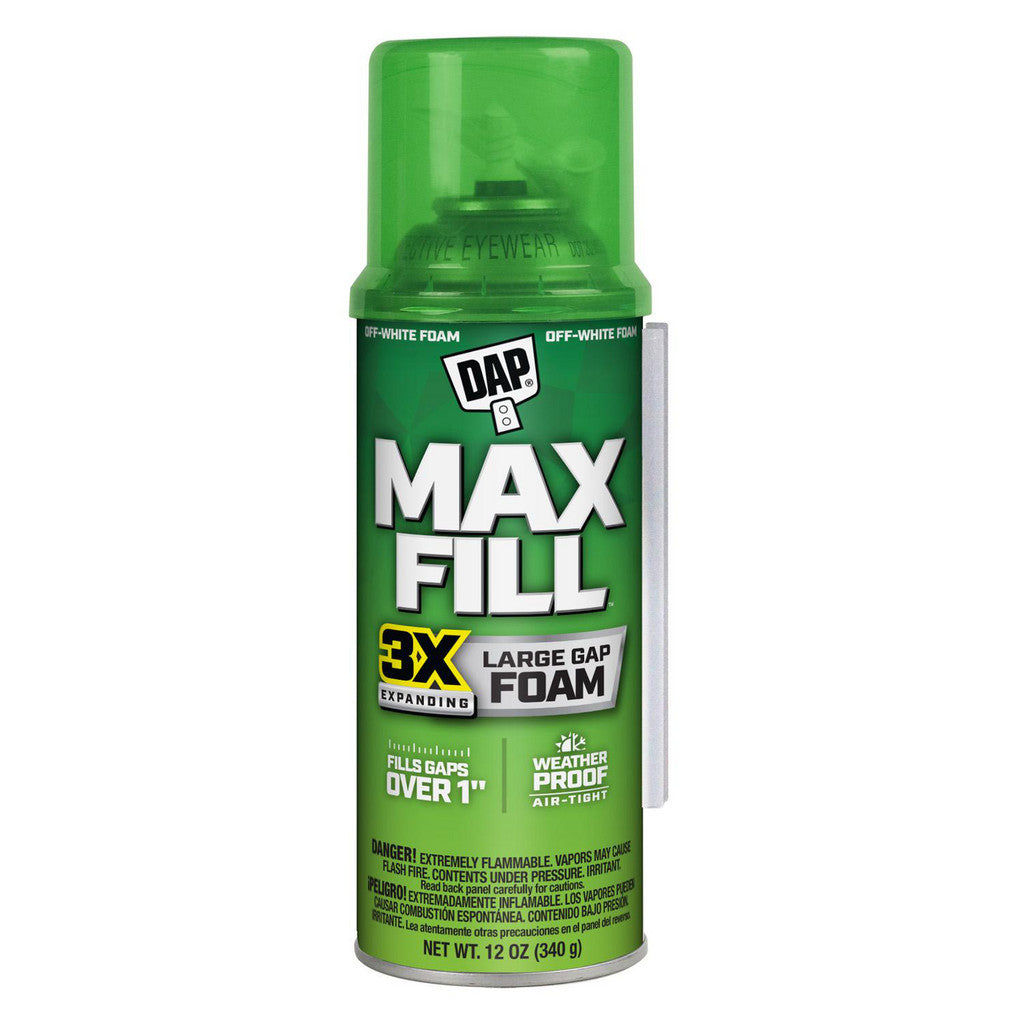 DAP 7565000043 Foam: 12 oz Aerosol, Amber, Polyurethane