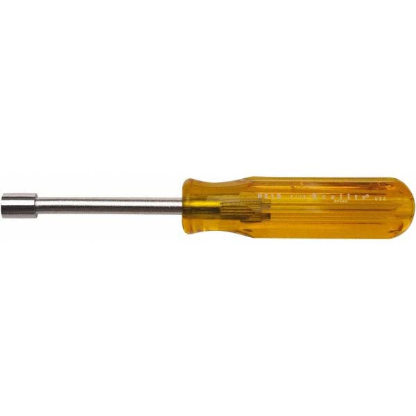 Xcelite THS9N Nut Driver: 9/32" Drive, Hollow Shaft, Plastic Handle, 7-1/4" OAL