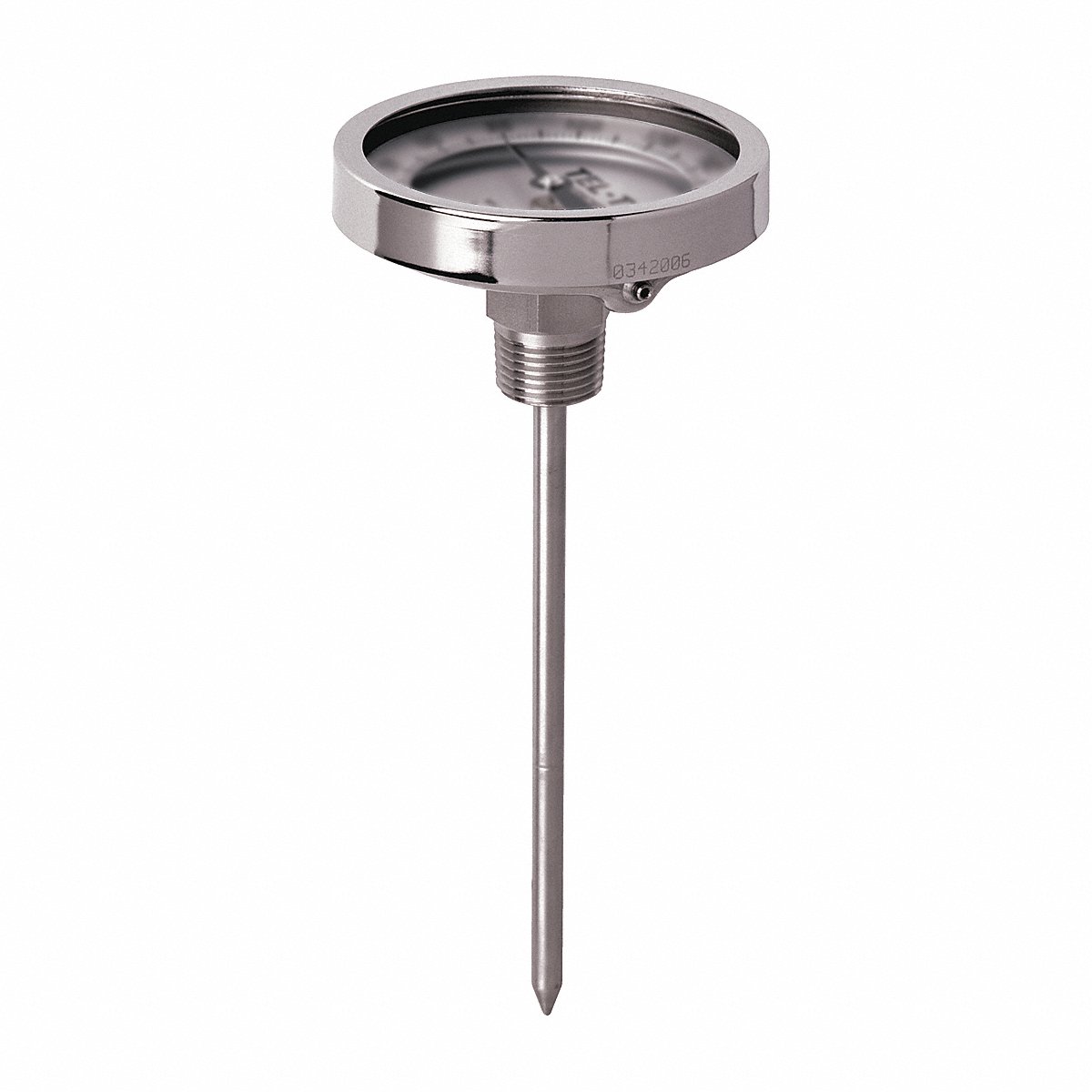 Tel-tru Analog Dial Thermometer Stem 6 L (GT500R-0602)