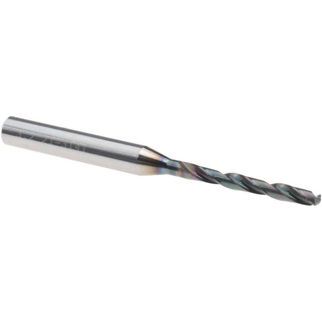 OSG HP245-1260 Jobber Drill: 3.20 mm Dia, 140 deg Point, Solid Carbide