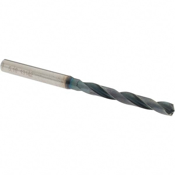 OSG HP255-2031 Jobber Length Drill Bit: 13/64" (0.2031) Dia, 140 deg, Solid Carbide