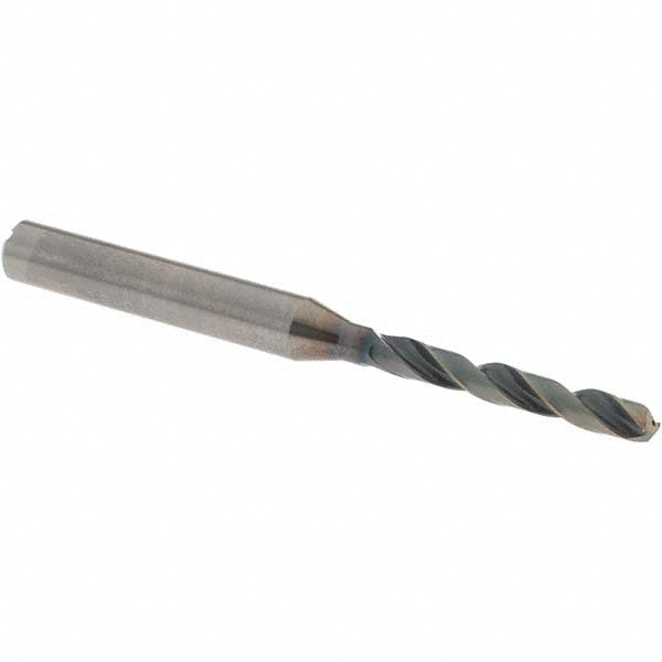 OSG HP255-1457 Jobber Length Drill Bit: 3.70 mm (0.1457) Dia, 140 deg, Solid Carbide