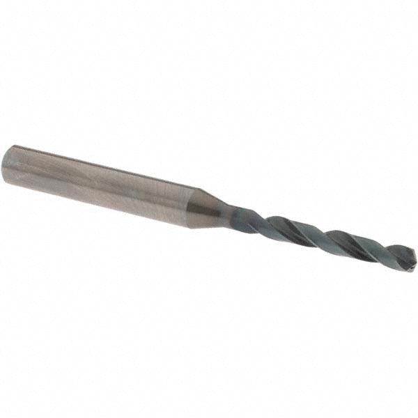 OSG HP255-1378 Jobber Length Drill Bit: 3.50 mm (0.1378) Dia, 140 deg, Solid Carbide