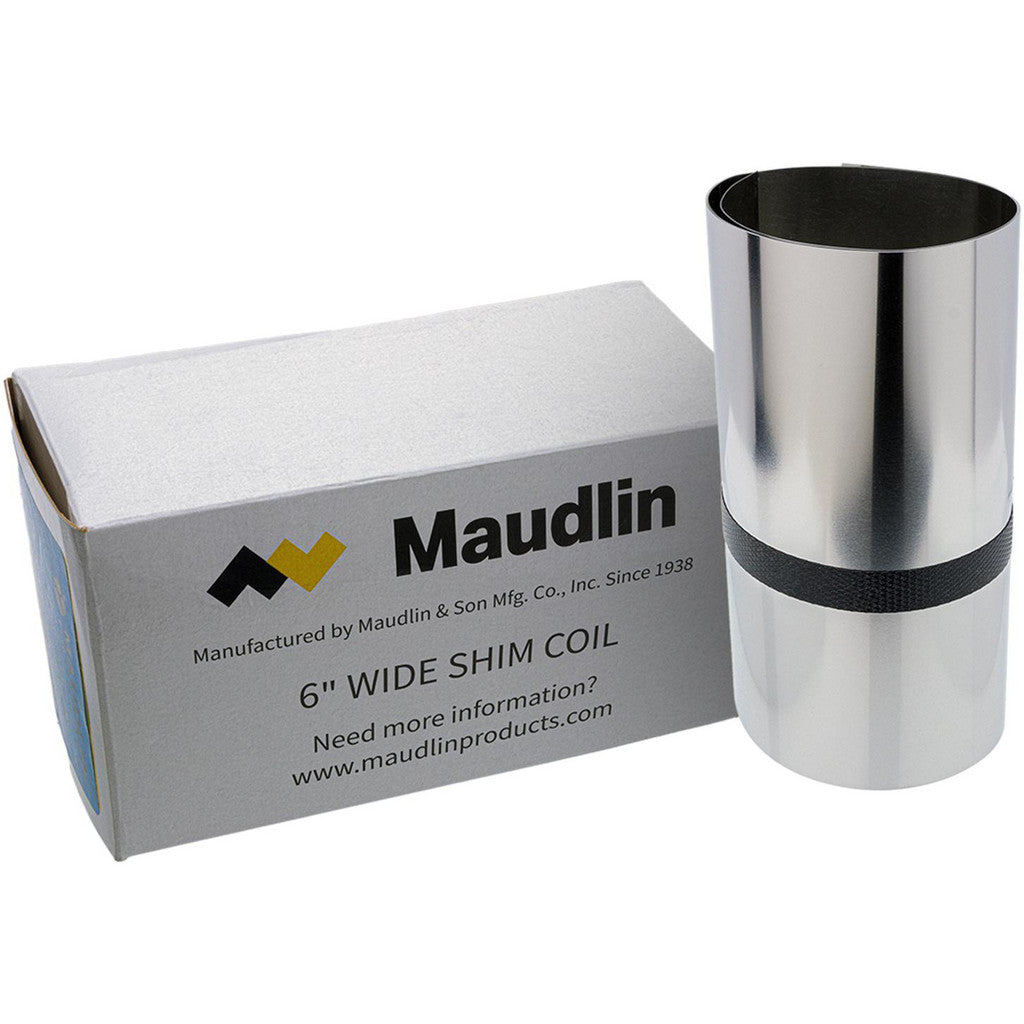 Maudlin Products 031-6-50 Metal Shim Stock: Roll, 0.0310" Thick, 50" Long, 6" Wide, 302/304 Stainless Steel