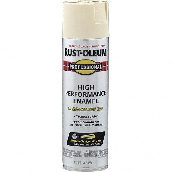 Rust-Oleum 7570838 Professional High Performance Enamel Spray Paint, Almond, Gloss, 15 oz