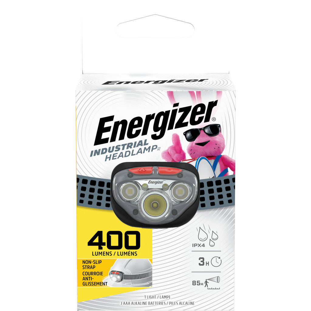 Energizer HDDIN32EB Headlamp: LED Bulb, 400 Lumens