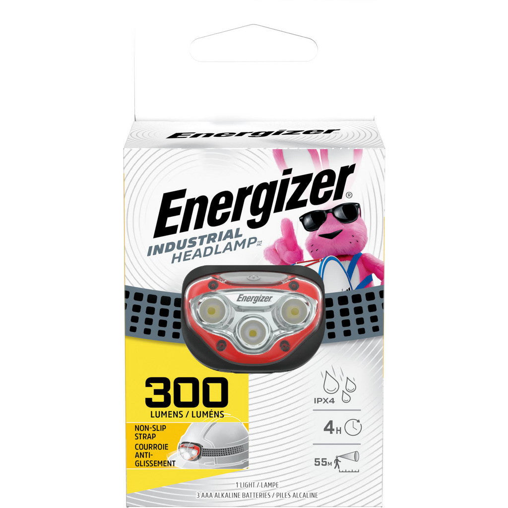 Energizer HDBIN32EB Headlamp: LED Bulb, 300 Lumens