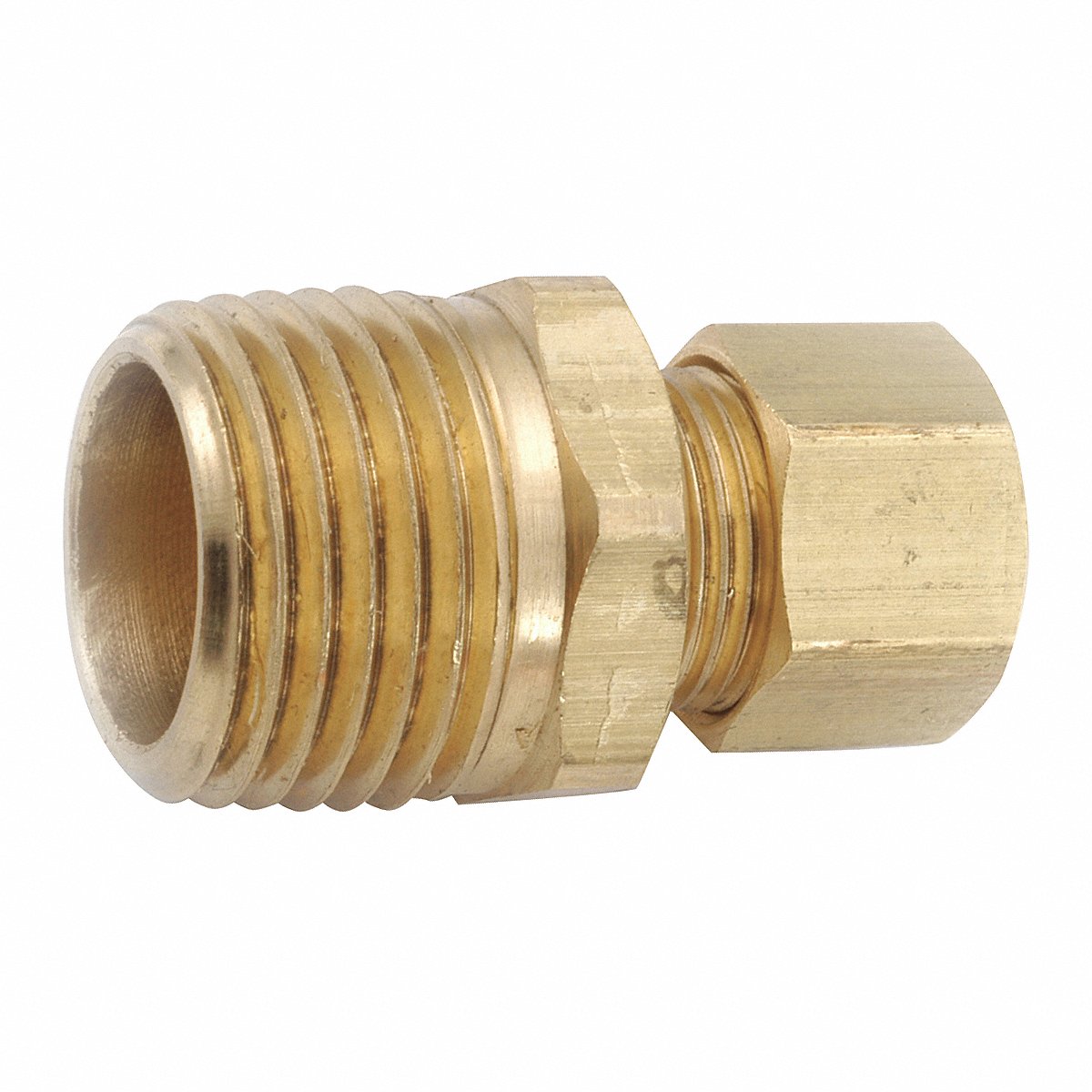 Geib Industries, Inc. Connector, Ll Brass, Compxm, 3/8Inx1/2In, 8In (700068-0608)