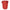 Rubbermaid Commercial Trash Can, 32 gal, Red Plastic (FG263200RED)