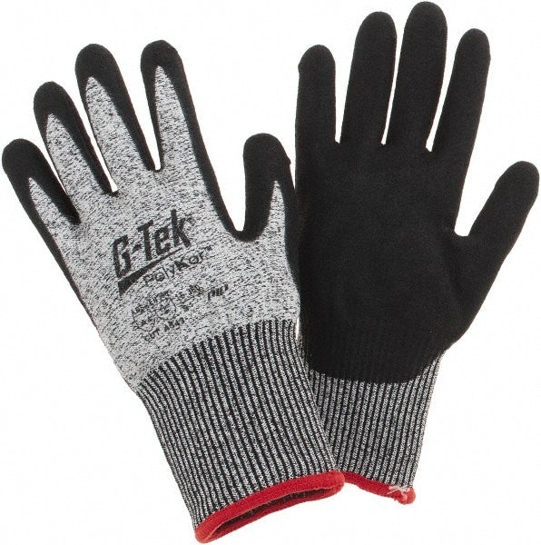 PIP 16-350/S Cut, Puncture & Abrasion-Resistant Gloves: G-Tek 16-350, Size Small, ANSI Cut A4, ANSI Puncture 3, Nitrile, PolyKor