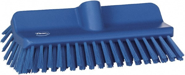 Vikan 70473 High-Low Brush, 10.4", Medium, Blue