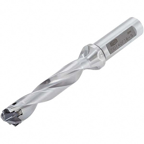 Tungaloy 6706820 Replaceable-Tip Drill: 0.5710 to 0.5870", 2.8740" Max Depth, 5/8" Weldon Flat Shank