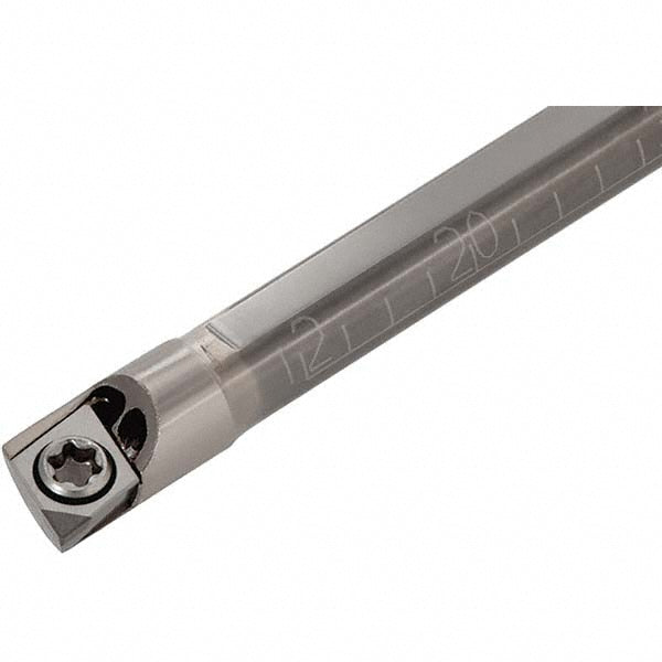 Tungaloy 6862270 Indexable Boring Bar: A04F-SEXPR03-D045, 4.50 mm Min Bore, Right Hand, 4.00 mm Shank Dia, 100 deg Lead, Steel (Shank)