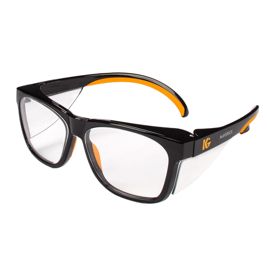 KleenGuard 49312 Safety Glasses: Scratch-Resistant, Polycarbonate, Clear Lenses, Full-Framed