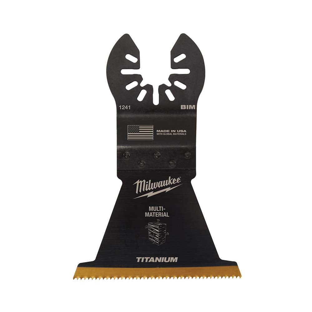 Milwaukee Tool 49-25-1241 2-1/2" Bi-Metal Multi-Material Universal Fit Oscillating Multi-Tool Blade