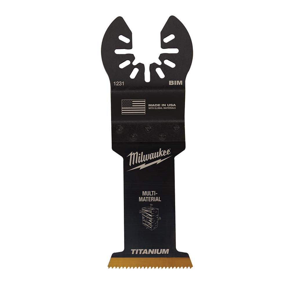Milwaukee Tool 49-25-1231 1-3/8" Bi-Metal Multi-Material Universal Fit Oscillating Multi-Tool Blade