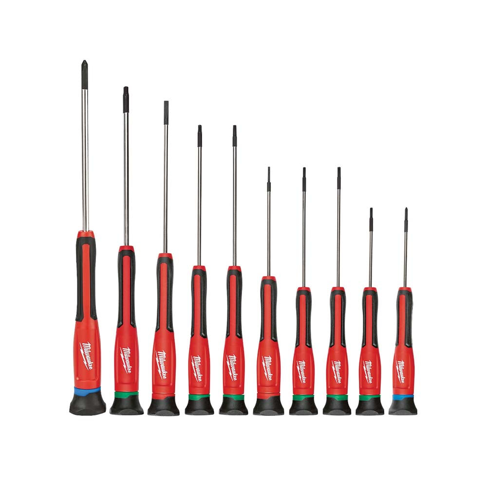 Milwaukee Tool 48-22-2612 10 Pc. Precision Screwdriver Set