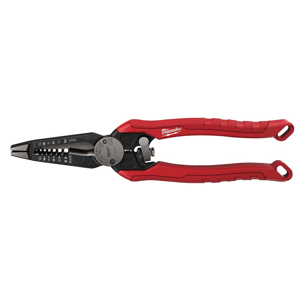 Milwaukee Tool 48-22-3078 7-in-1 High-Leverage Combination Pliers, Comfort Grip