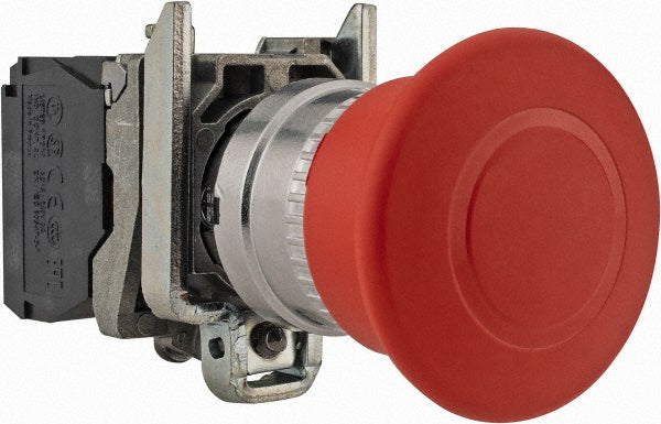 Schneider Electric XB4BT842 Push-Button Switch: 22 mm Mounting Hole Dia, Trigger Action