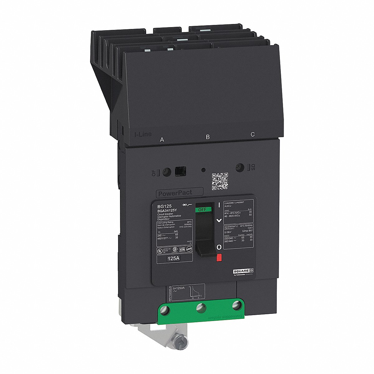 Square D Circuit Breaker 30 A 3 P 525 VAC BDA (BDA34030Y)