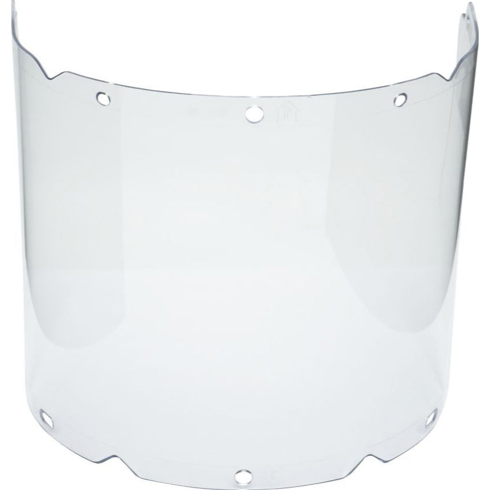 MSA 10115856 Face Shield Visor: Clear, Lens Shade None