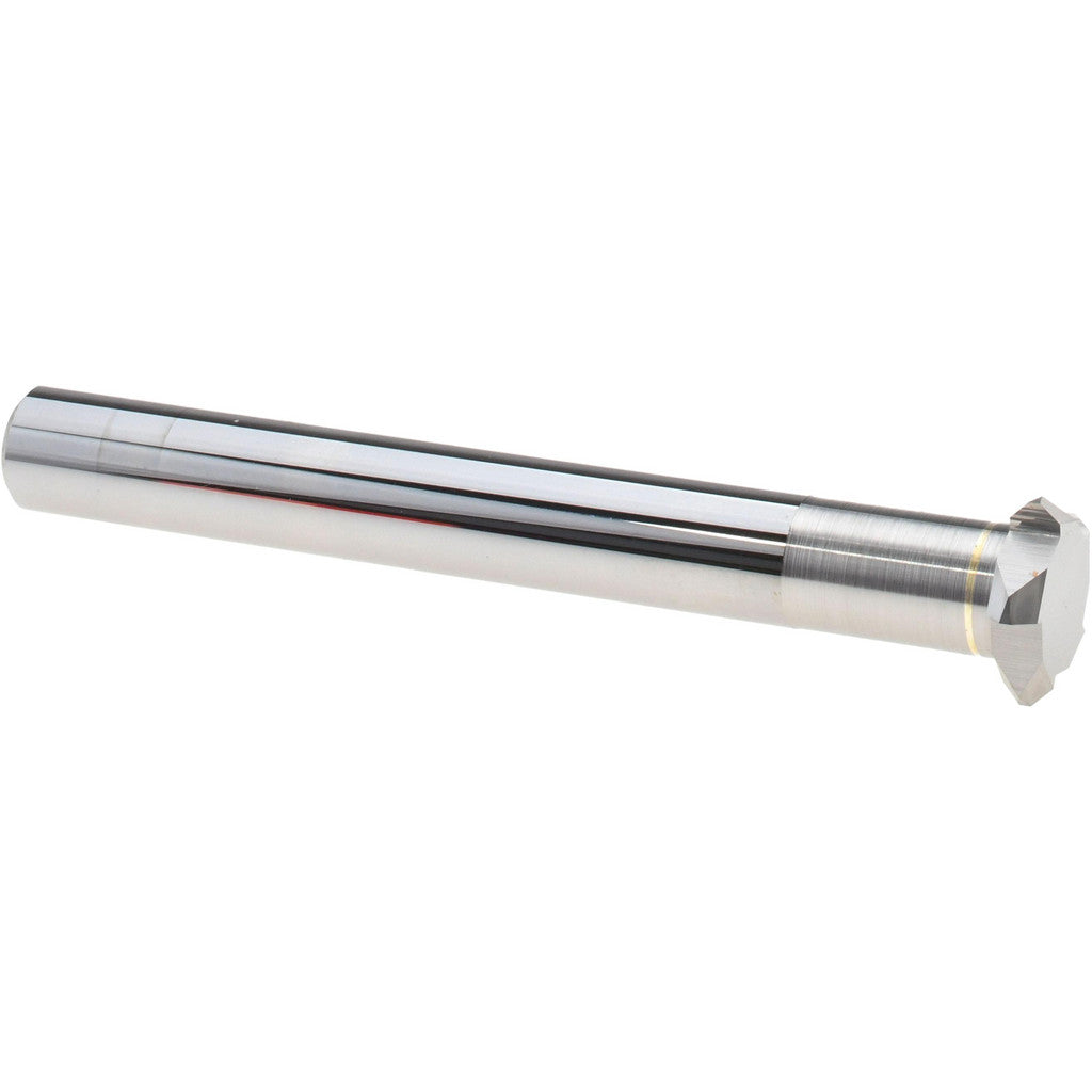 Micro 100 MBC-500 Back Chamfer: 1/2" Dia, 90°, 0.125" Chamfer, 5 Flutes, Solid Carbide