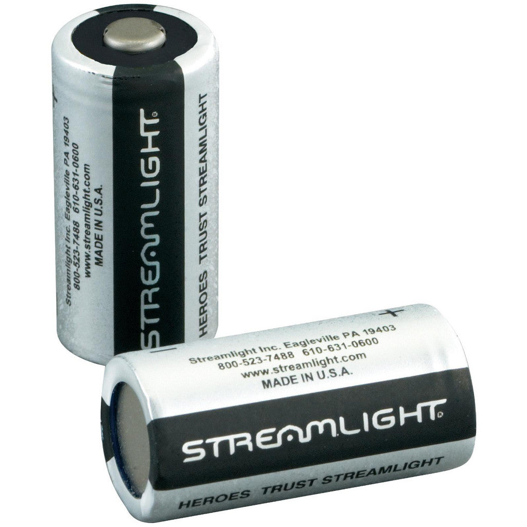 Streamlight 85175 2 Qty 1 Pack Size CR123A, Lithium, 2 Pack, Standard Disposable Battery