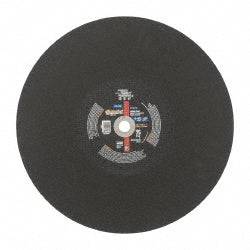 Norton 69078609031 Cut-Off Wheel: Type 1 (01/41), 20 Dia, 5/32" Thick, 1" Hole, Aluminum Oxide