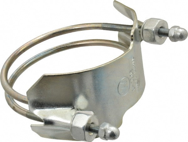 Kuriyama of America SDBC-3 Single Bolt Clamp & Counterclockwise Spiral Double Bolt Hose Clamp: 3" Hose, Plated Steel