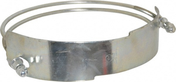 Kuriyama of America SDBC-10 Single Bolt Clamp & Spiral Double Bolt Hose Clamp: 10" Hose, Plated Steel