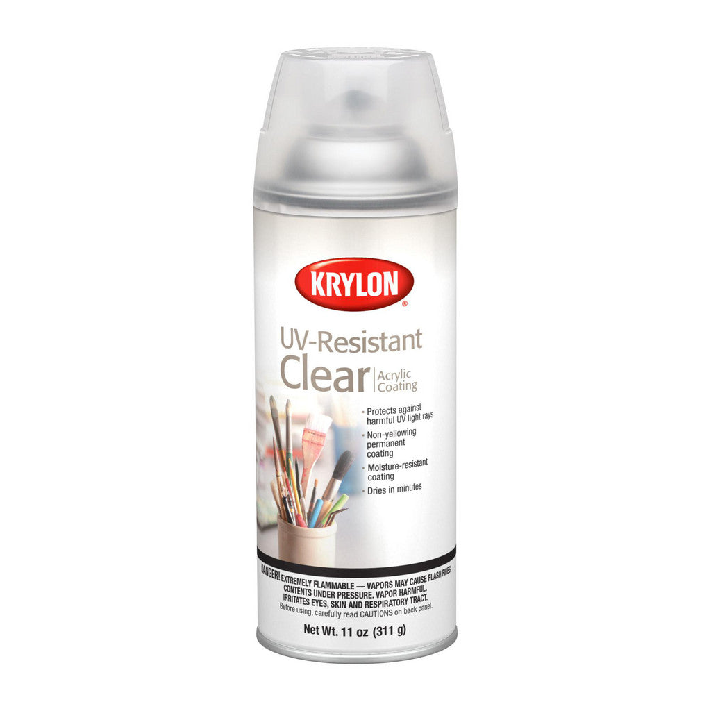 Krylon K01305007 UV-Resistant Clear Coating, Gloss, Clear, 11 oz