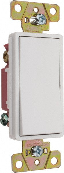 Pass & Seymour 2623W 3 Pole, 120 to 277 VAC, 20 Amp, Rocker Three Way Switch